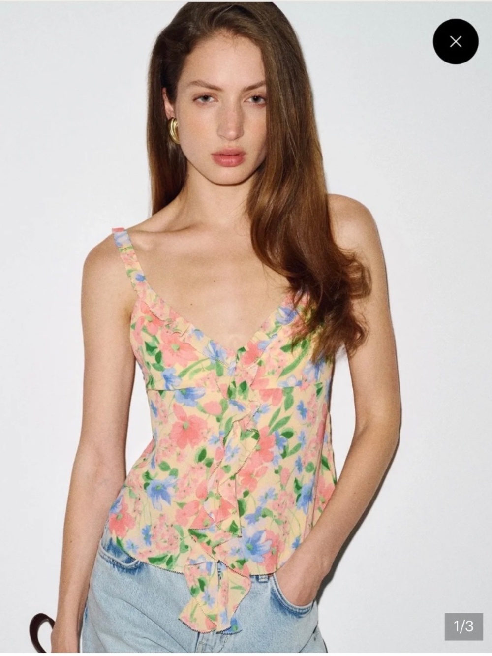 NWT Reformation Cori Top Size 8